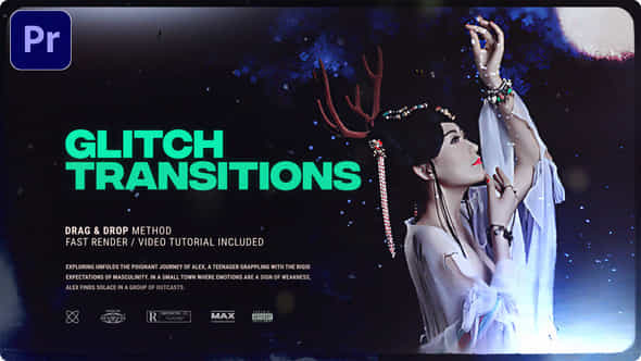 Glitch Transitions - VideoHive 56252858