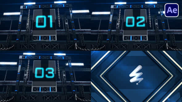 3D Count Down Opener - VideoHive 54291893