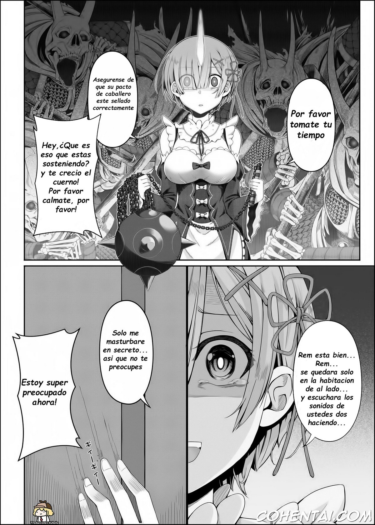 Jishou Kishidou (Re:Zero kara Hajimeru Isekai Seikatsu) xxx comics manga porno doujin hentai español sexo 