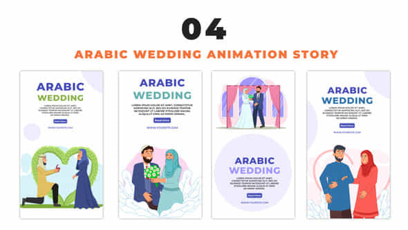 Arabic Wedding Character - VideoHive 48661183