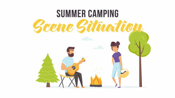 Summer camping - VideoHive 27608511