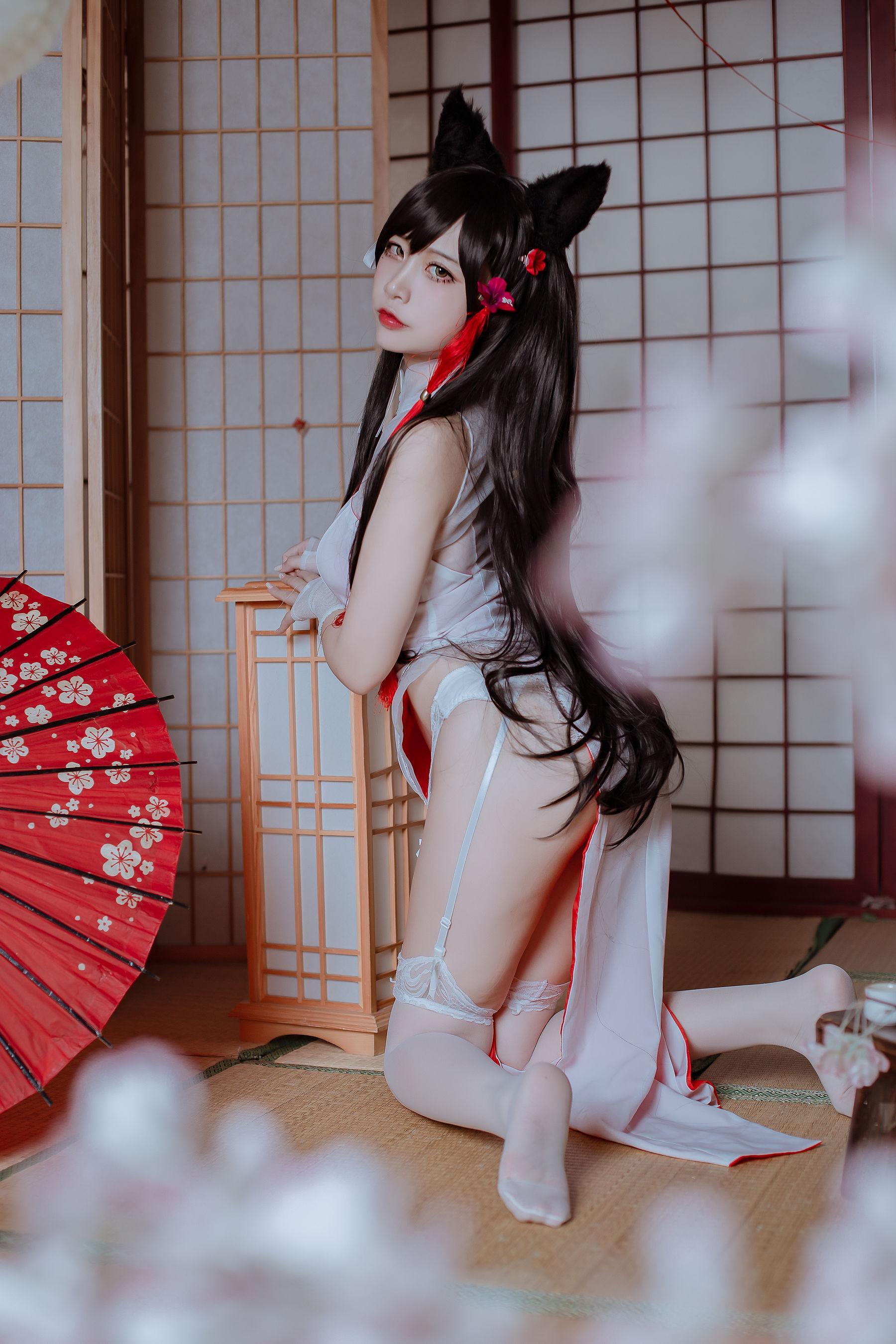 [Cosplay] 二佐Nisa – 犬之眷之碧蓝爱宕 旗袍(17)