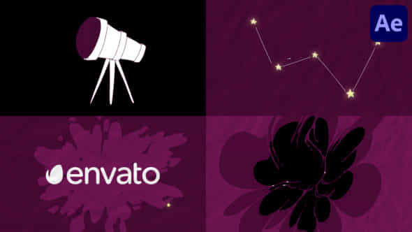 Telescope and Constellation - VideoHive 47206640