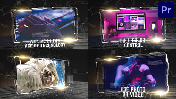 High Tech Slides Premiere Pro Mogrt - VideoHive 50958604