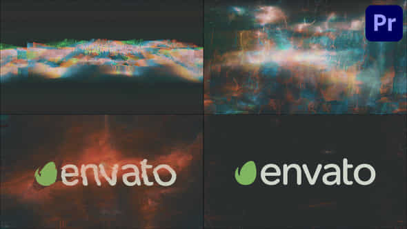 Glitch Wave Logo - VideoHive 44959424