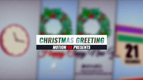 Christmas Greetings Opener - VideoHive 13508684