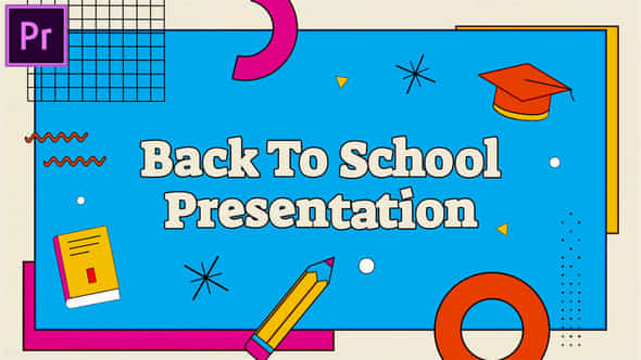 Back To School Promo Mogrt For Premier Pro - VideoHive 54064348
