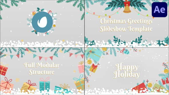 Christmas Greetings Slideshow | After - VideoHive 29694503