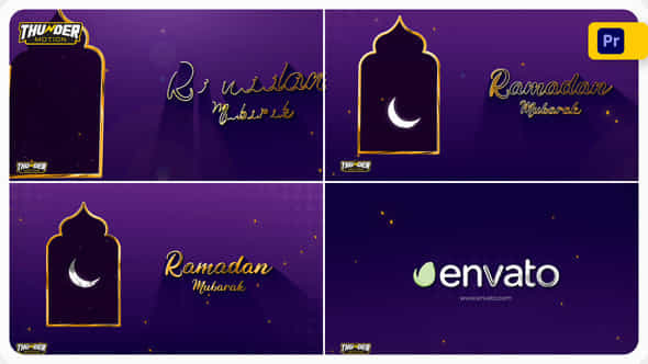 Ramadan And Eid Greetings Intro - VideoHive 51135648