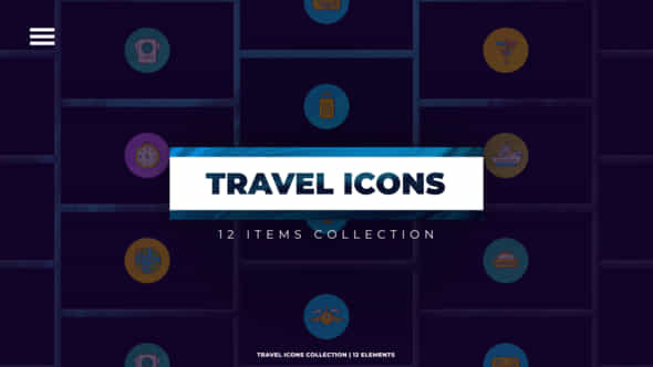 Travel Icons - VideoHive 41626417