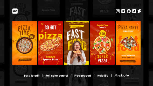 Pizza Reels - VideoHive 39914552