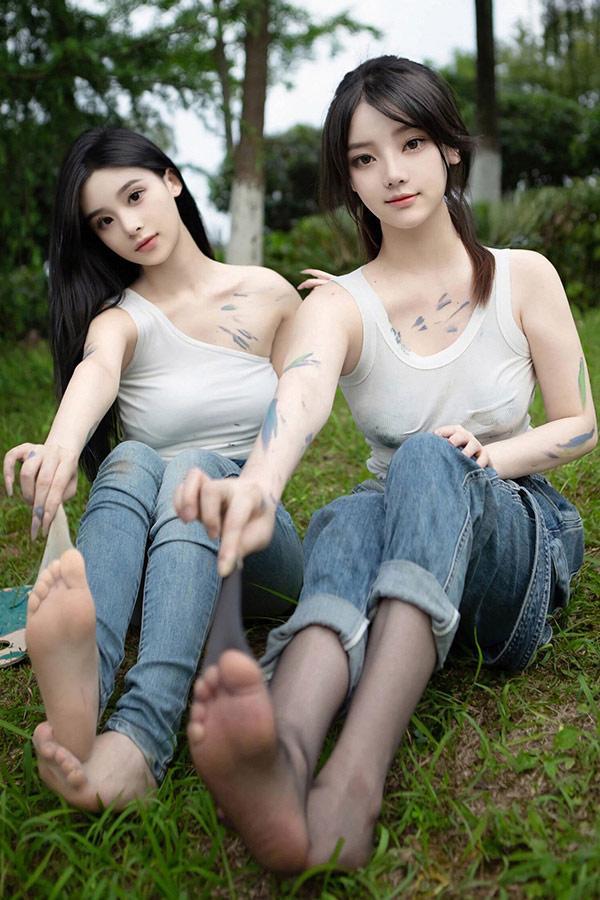 秀人女神山中作画的美女激情四溢(21)