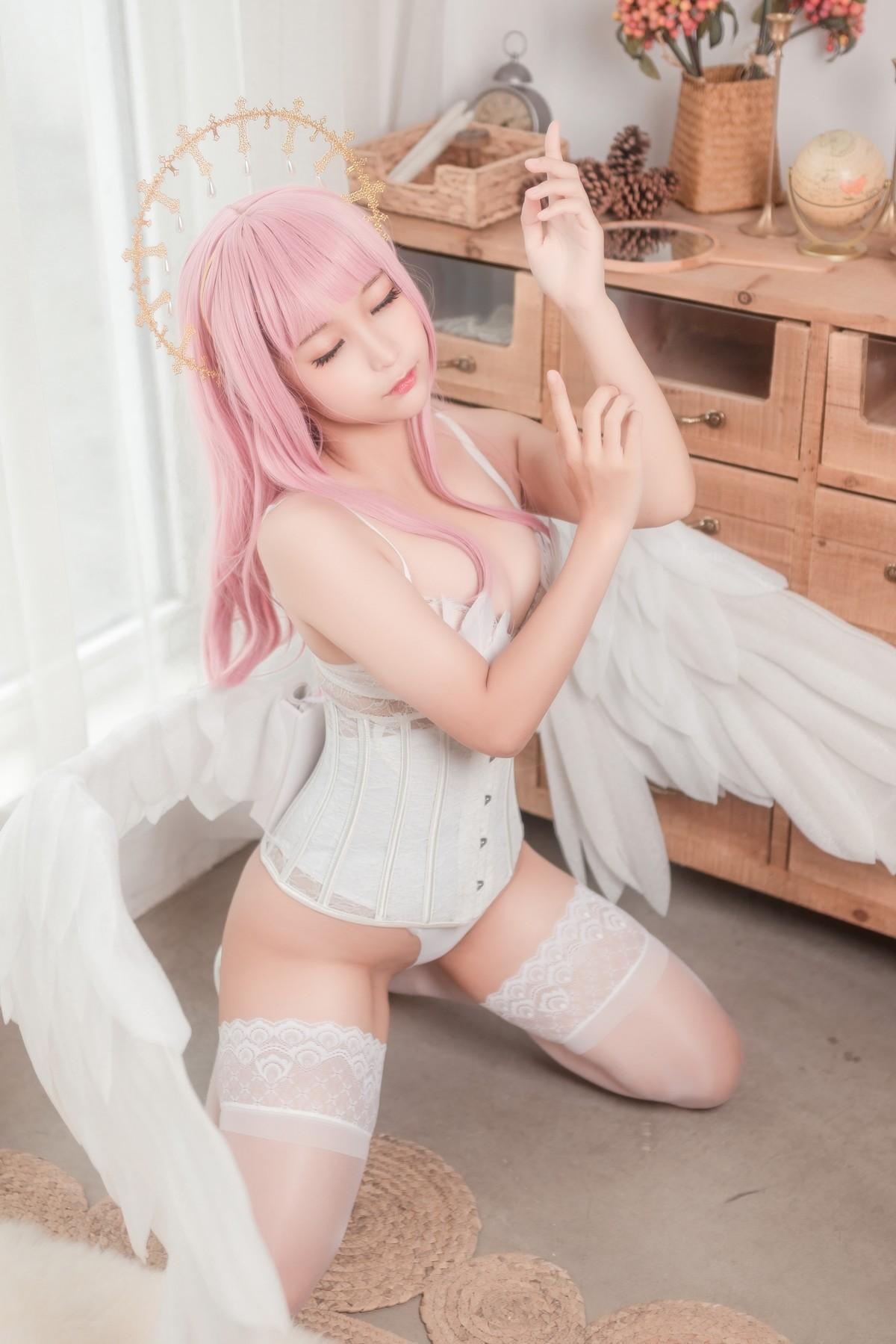 Cosplay 蠢沫沫 Chunmomo 沫沫真爱版 天使本-光天使(5)