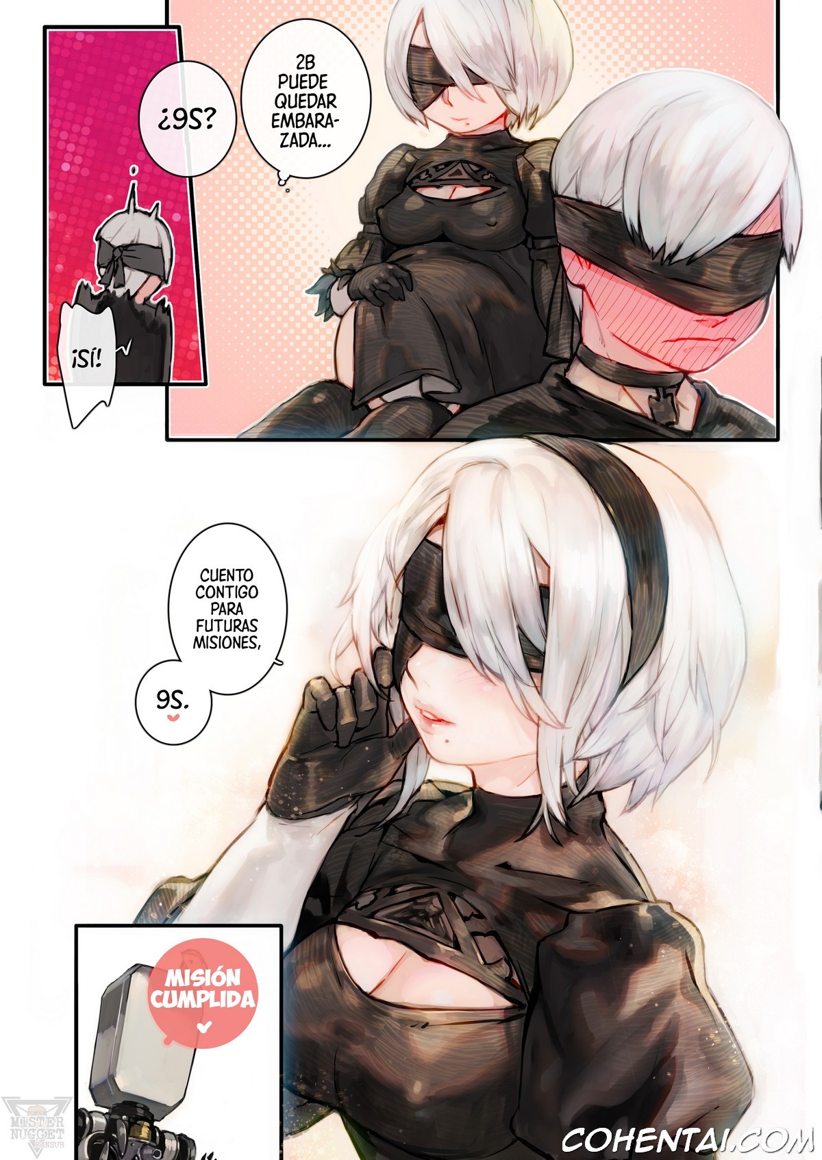 2B9S (NieR:Automata) xxx comics manga porno doujin hentai español sexo 