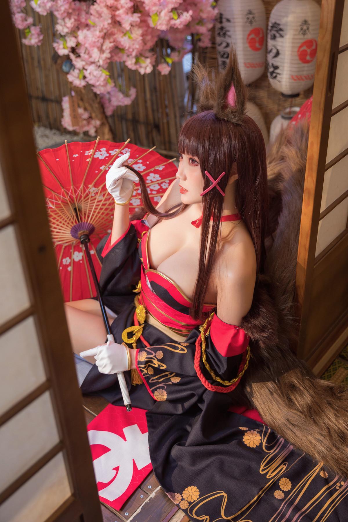 Cosplay 瓜希酱 赤城 Akagi(8)