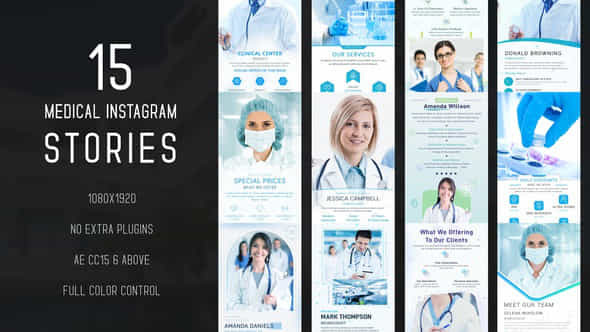 Medical Instagram Stories - VideoHive 36000945