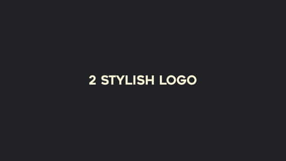 2 Stylish Logo - VideoHive 21855699