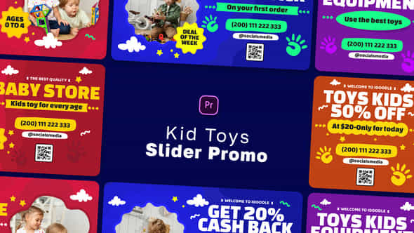 Kids Toys Slider - VideoHive 45976658