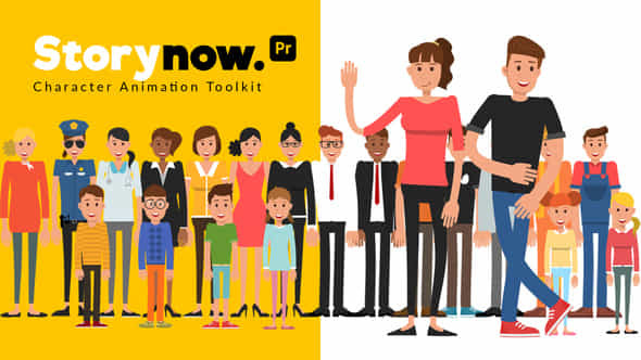 Story Now Characters Animation For Premiere Pro - VideoHive 53465426