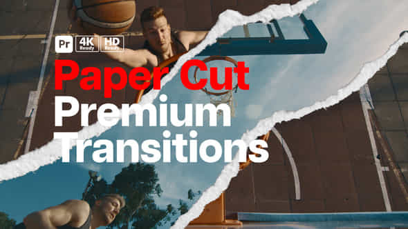 Premium Transitions Paper Cut For Premiere Pro - VideoHive 49717534