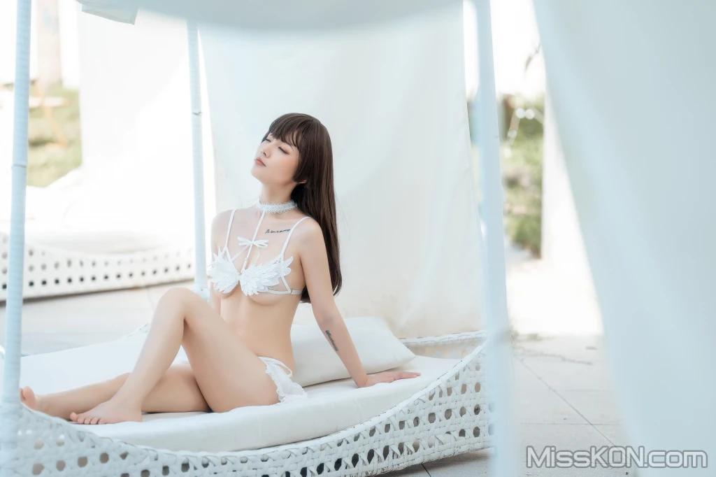 Coser@桃良阿宅: 天使内衣 (42 photos)(1)
