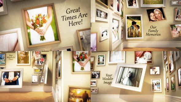 Wedding Family Wall Gallery - VideoHive 21621214