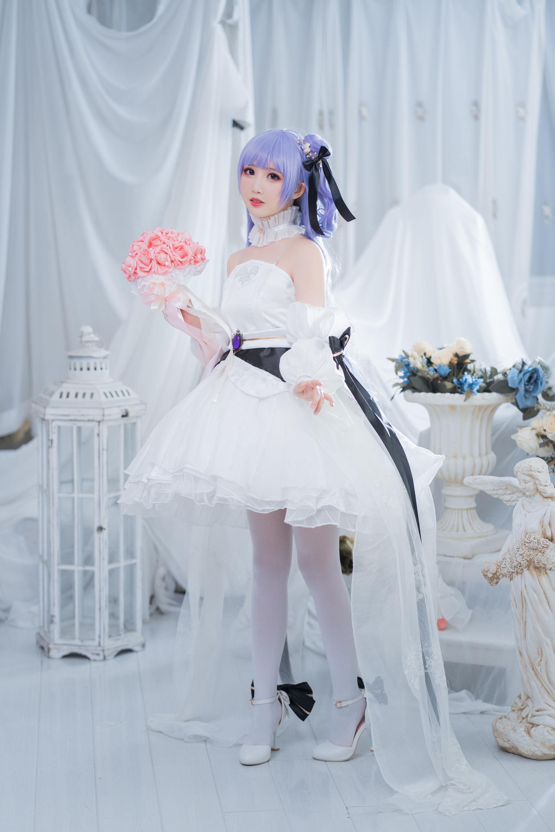 [Cosplay] 面饼仙儿 – 独角兽婚纱(2)