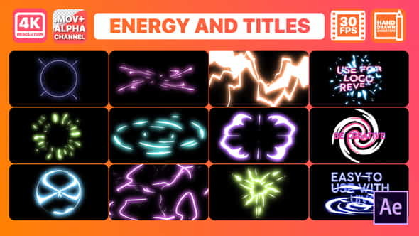 Energy And Titles | After - VideoHive 26568352