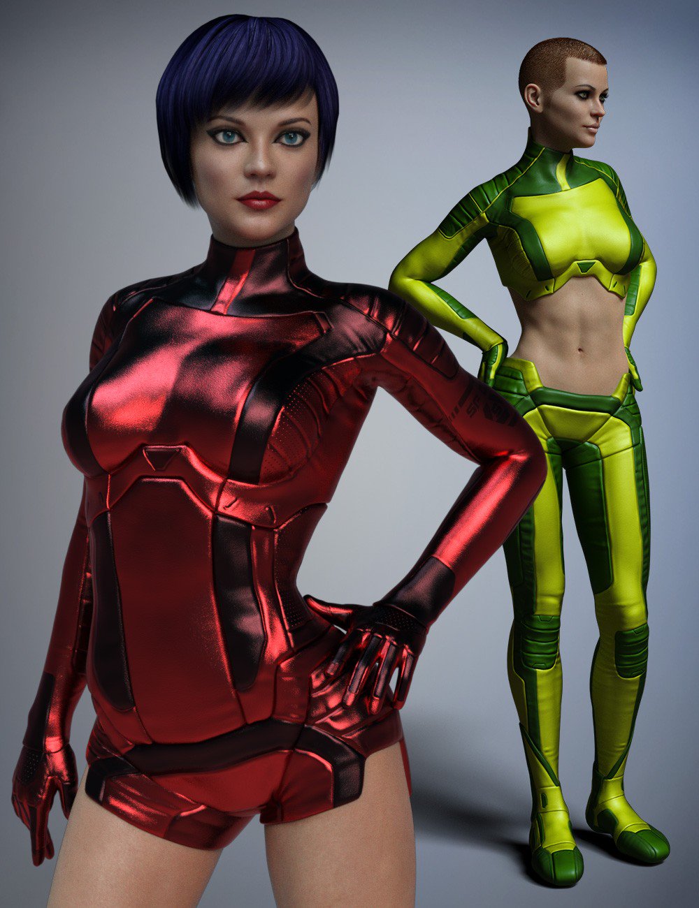 Space Uniform for Genesis 8 Female(s)