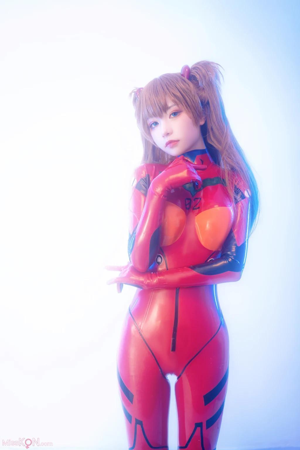Coser@爆机少女喵小吉 (Nekokoyoshi): 明日香 人类补奸计划 (80 photos )(12)