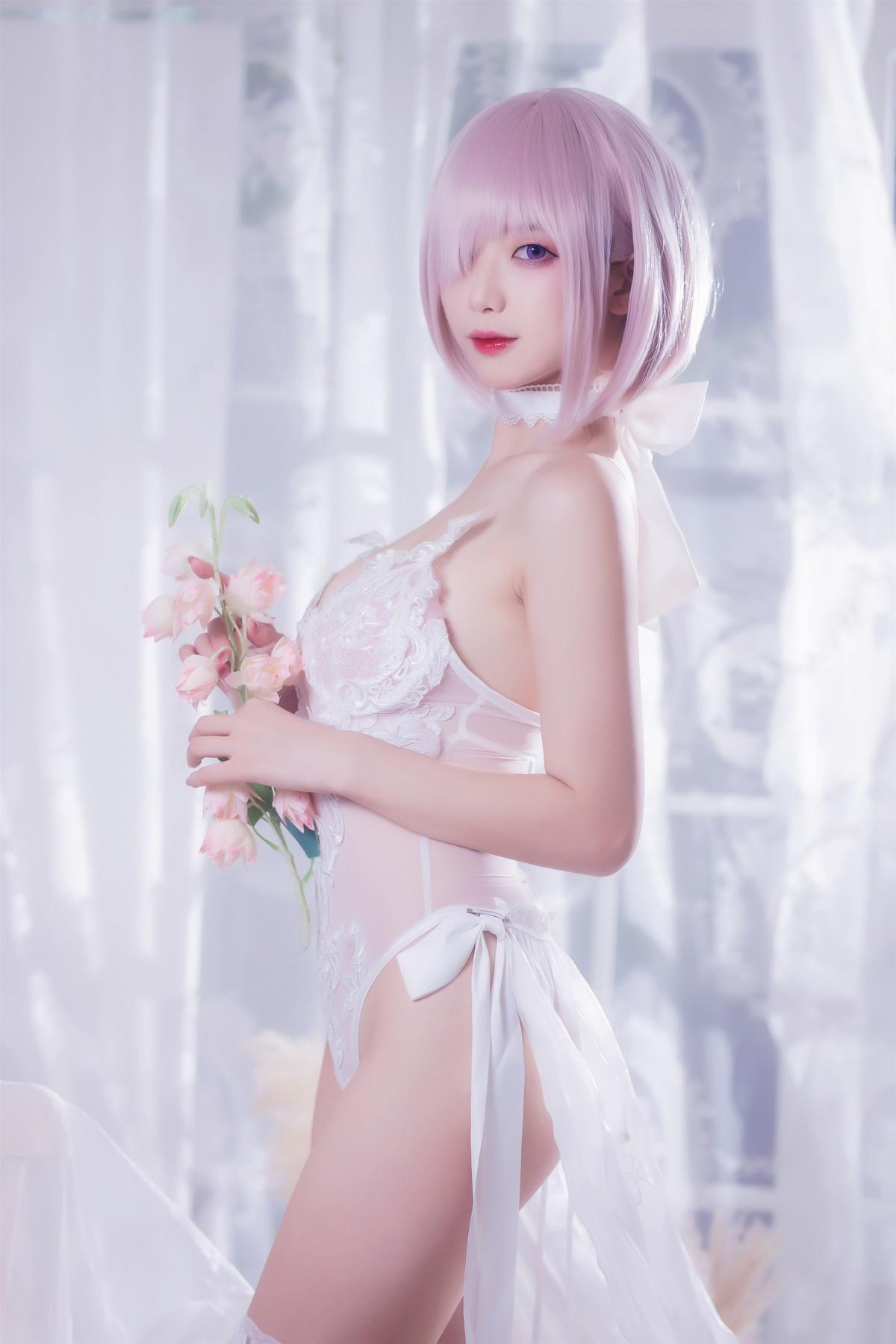 Cosplay 封疆疆 婚纱玛修 Wedding Dress(26)