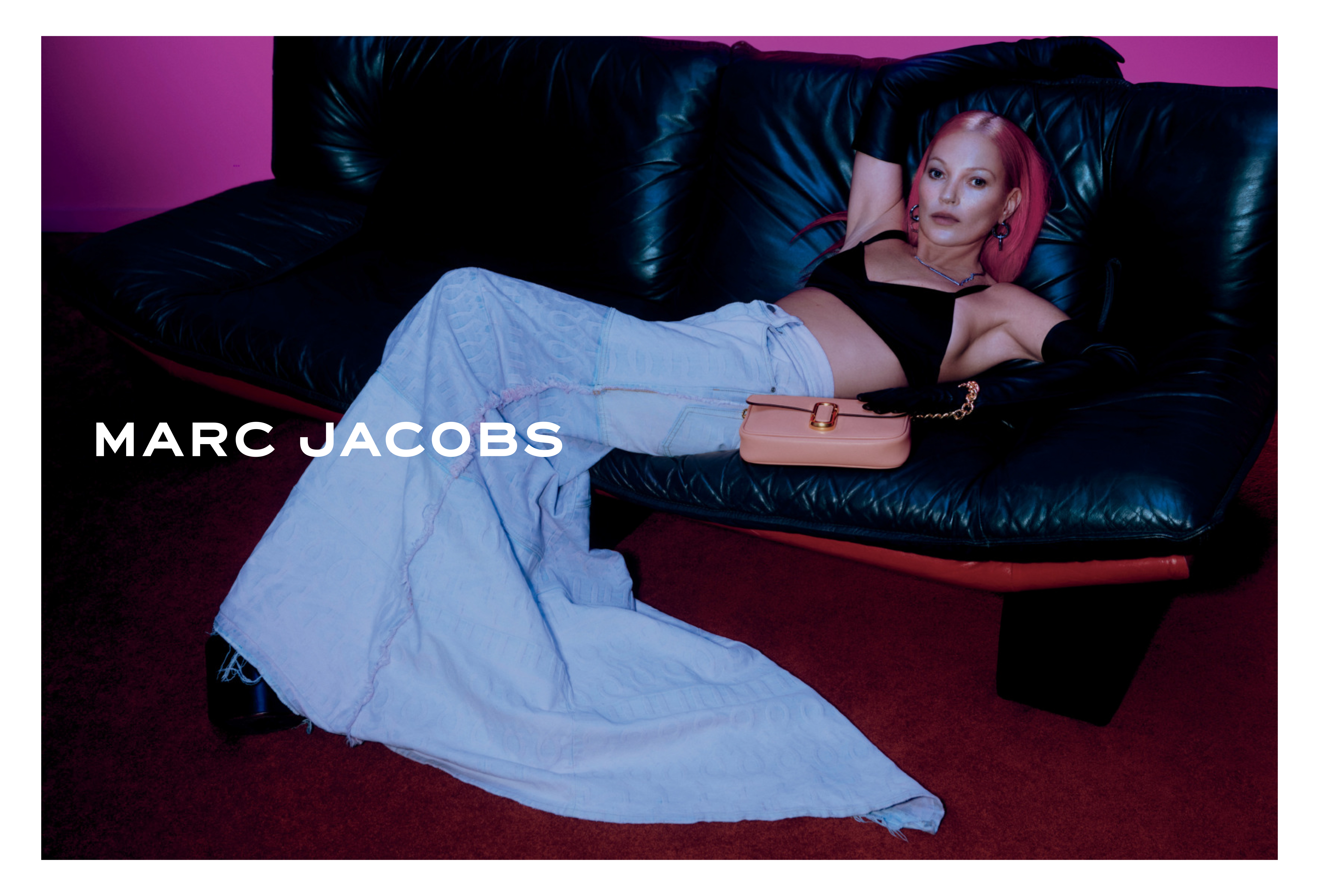 Kate Moss returns to her '90s pink hair in Marc Jacobs campaign