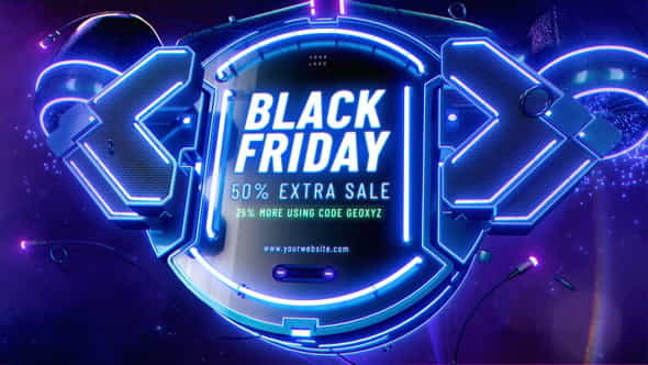 Black Friday Sales Intro Opener - VideoHive 34611939