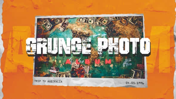 Grunge Photo Album - VideoHive 32626012