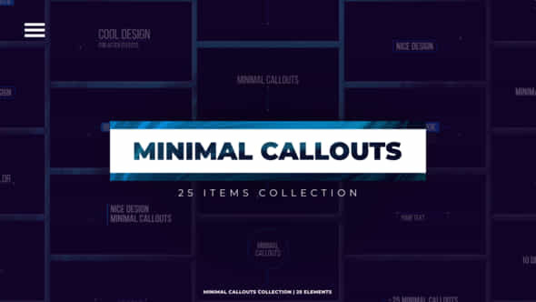 Minimal CallOuts - VideoHive 41183127