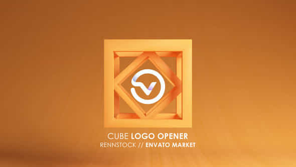 3D Cube Logo - VideoHive 51701318