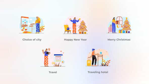 Traveling hotel - - VideoHive 40752194