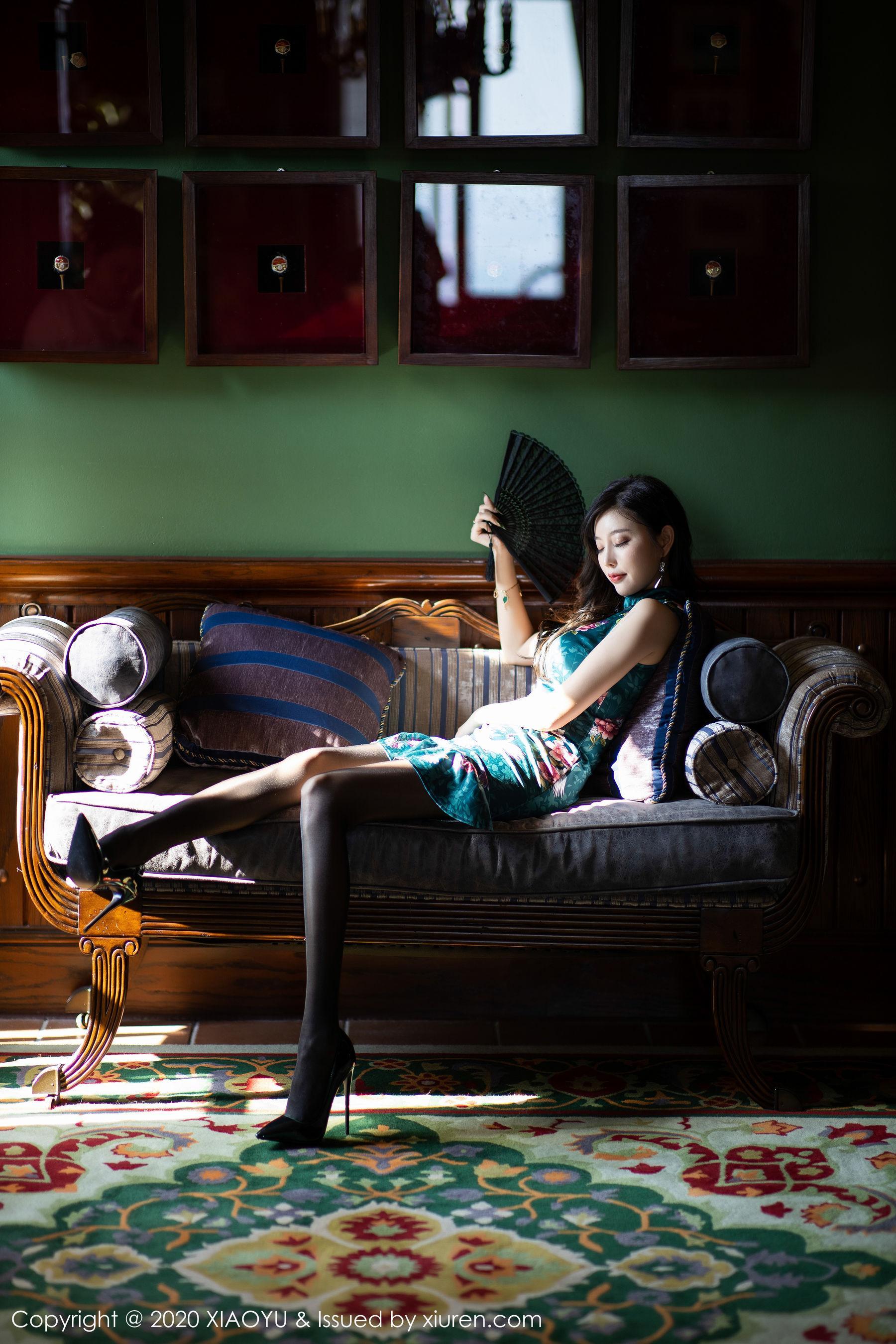 杨晨晨sugar《古典旗袍+黑丝高跟系列》 [语画界XIAOYU] Vol.247 写真集(20)