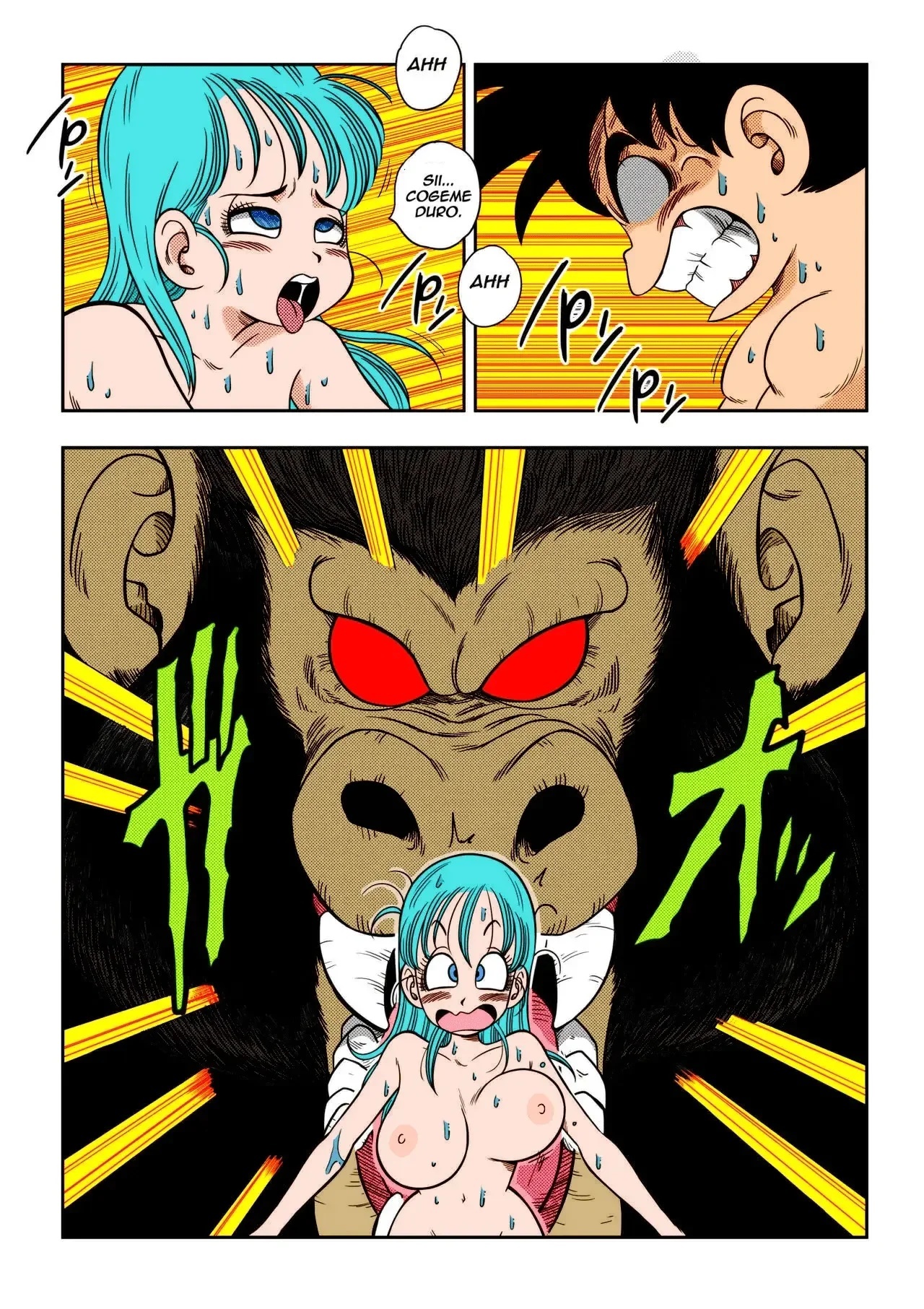 YamamotoDoujin - Bulma X Goku Episode 1 Sexo en el baño color - 20