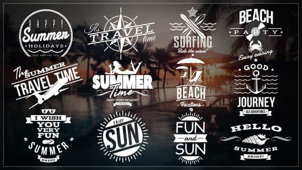 Summer Beach Titles - VideoHive 46294558