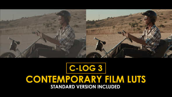 Canon Clog3 Contemporary Film And Standard Luts - VideoHive 50878644