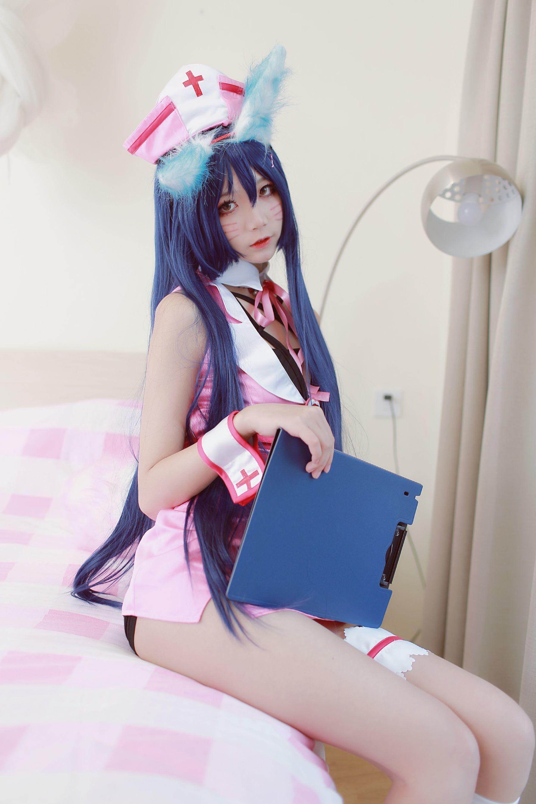 清纯少女五更百鬼《阿狸护士服》 [COSPLAY美女] 写真集(20)