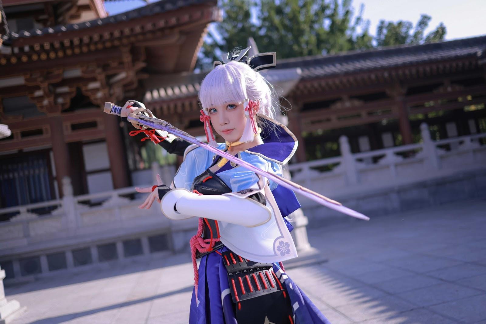 Cosplay 水淼Aqua 神里綾華 Kamisato Ayaka(19)