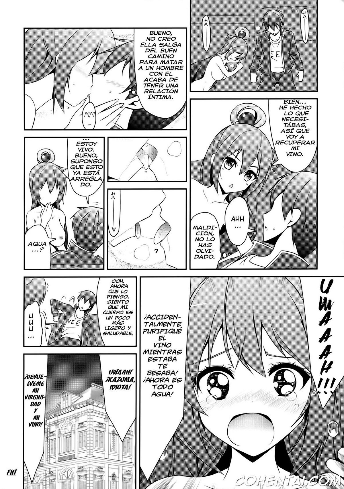 Aah Aqua-sama! (Kono Subarashii Sekai ni Syukufuku o!) xxx comics manga porno doujin hentai español sexo 