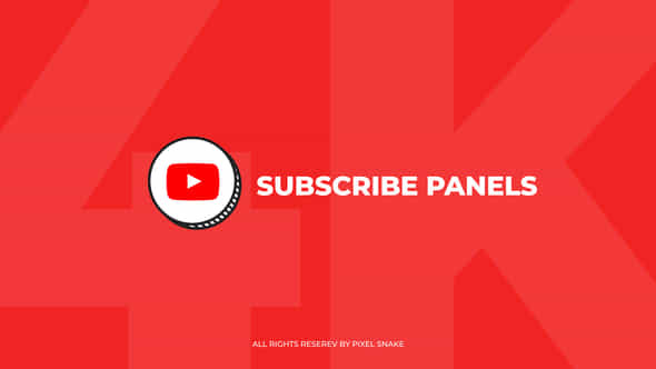 Youtube Subscribe Panels - VideoHive 42485312