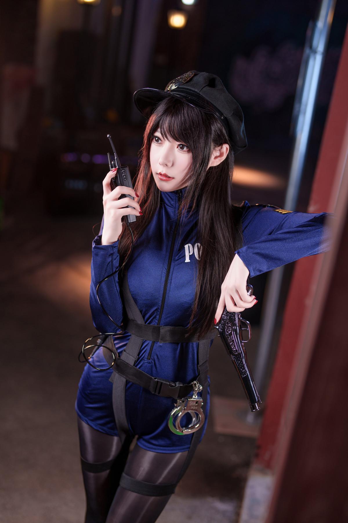 Cosplay 香草喵露露 女警(8)