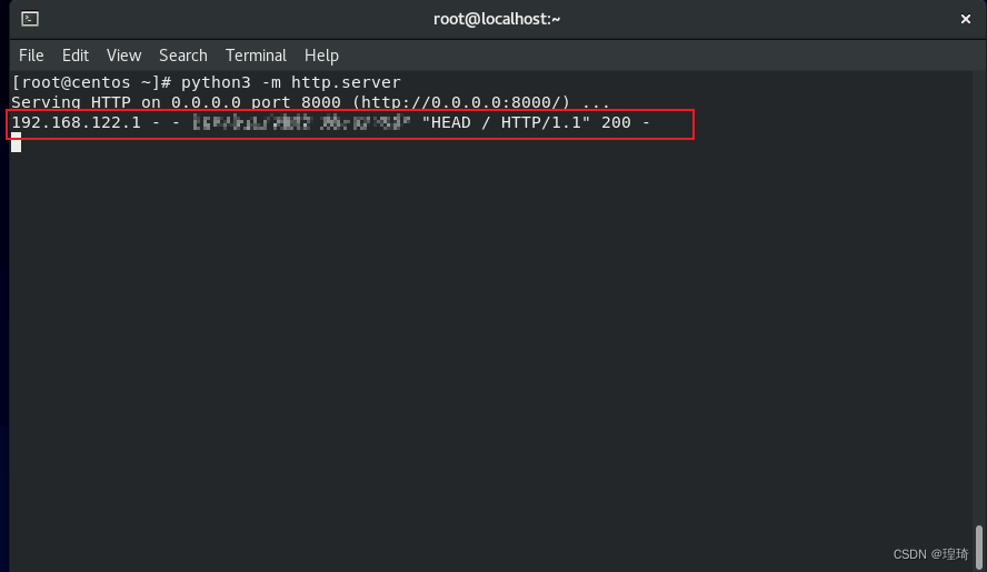 centos-dynamic-socks-http-log