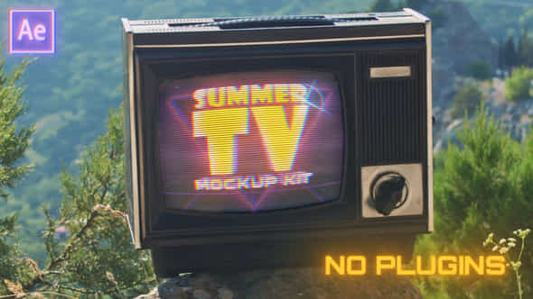 Retro TV Mockup - VideoHive 38858174