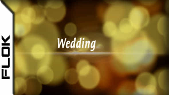 Wedding Bokeh Mosaic - VideoHive 406063