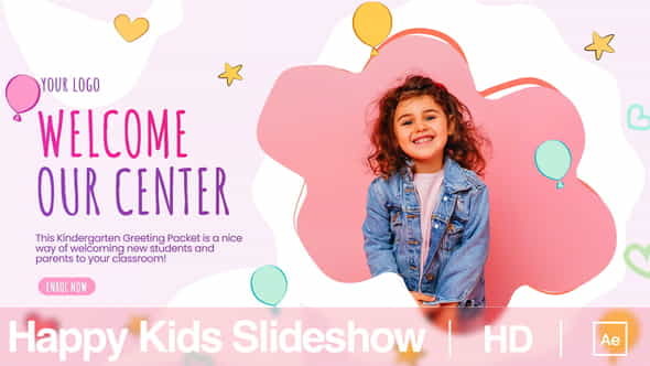 Happy Kids Slideshow - VideoHive 38342478